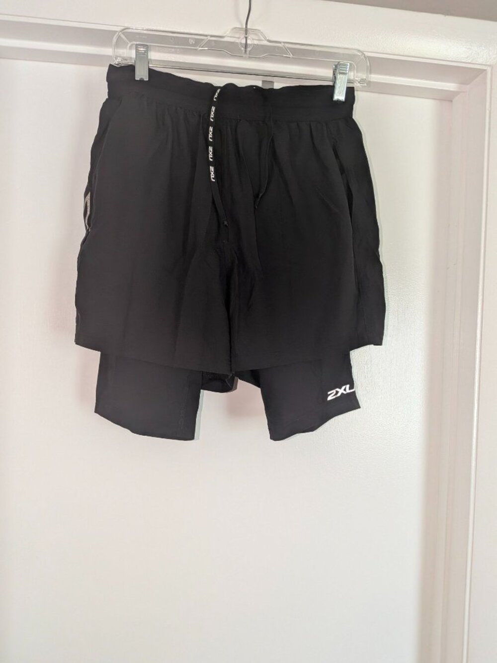 2XU Lined Shorts Compression lined 5 In short black Large Men's Athletic shorts